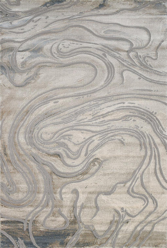 DIKE | Wool & Polyester Woven Rug - Ultra-Plush Machine-Woven Carpet | Living Spaces/ Bedroom