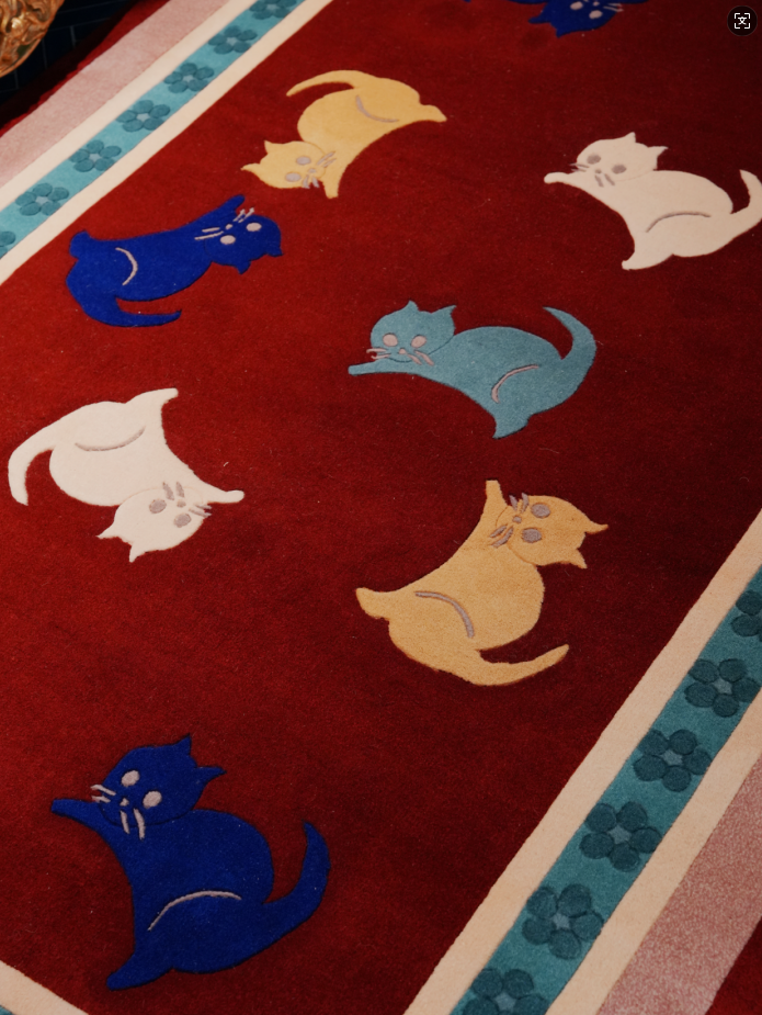 Vintage Knot Wool Rugs