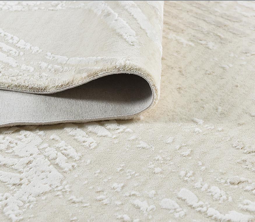 MOLAN | 1.2M Stitch Cotton-Silk Rug | Acrylic Reinforced Plush