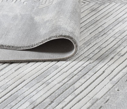 MOLAN | 1.2M Stitch Cotton-Silk Rug | Acrylic Reinforced Plush