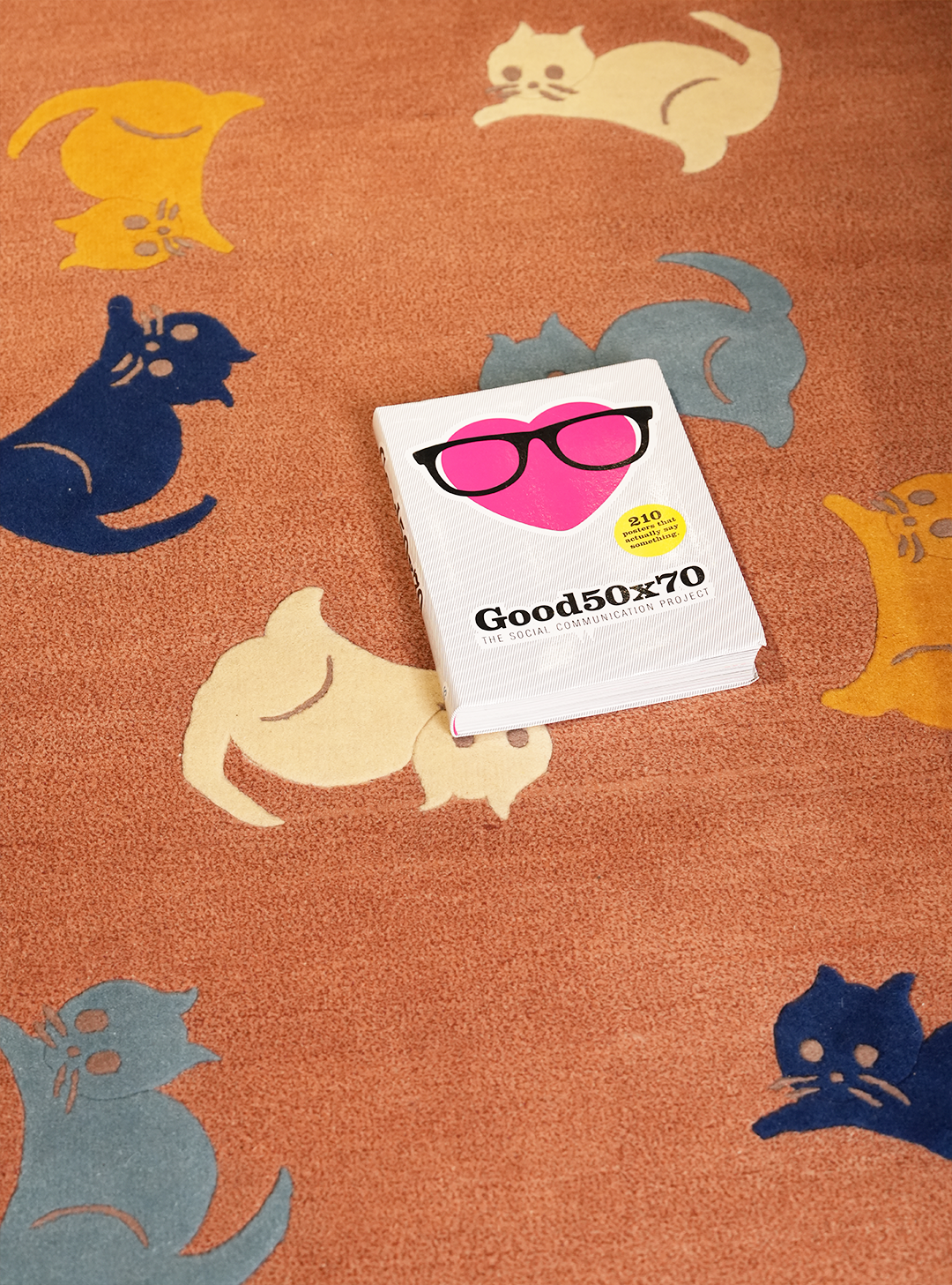 Many cats| Vintage Knot Wool Rugs