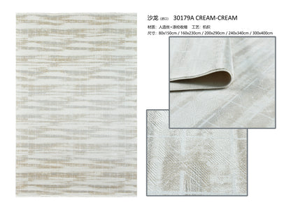 SHALONG Rayon| Polyester Rug - Shrinkage Woven Carpet | Durable & Lustrous | Living Room/Bedroom