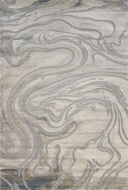 DIKE | Wool & Polyester Woven Rug - Ultra-Plush Machine-Woven Carpet | Living Spaces/ Bedroom