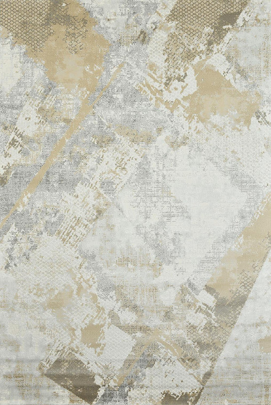 SANGYUE | Polyester Rug - Industrial Shrinkage Woven | Fade & Mold Resistant | Living Room/Bedroom