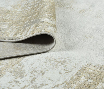 SANGYUE | Polyester Rug - Industrial Shrinkage Woven | Fade & Mold Resistant | Living Room/Bedroom