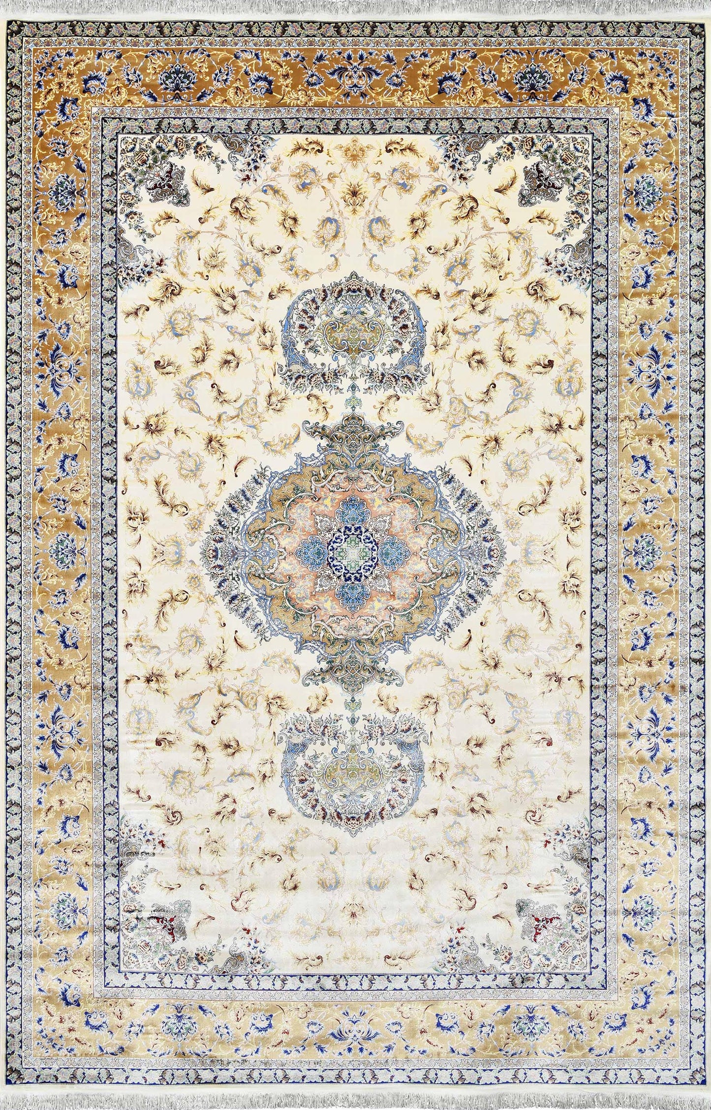 SAIBAI | 3.6M Modal Silk Rug | Carbon-Neutral Bamboo Fiber
