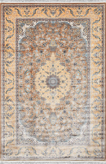 SAIBAI | 3.6M Modal Silk Rug | Carbon-Neutral Bamboo Fiber